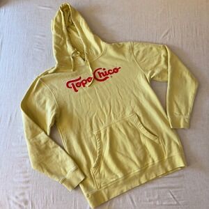 Independent Trading Co Topo Chico Hoodie Yellow Graphic Sweatshirt Mens M